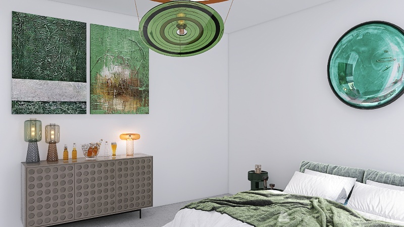 bedroom #3 3d design renderings
