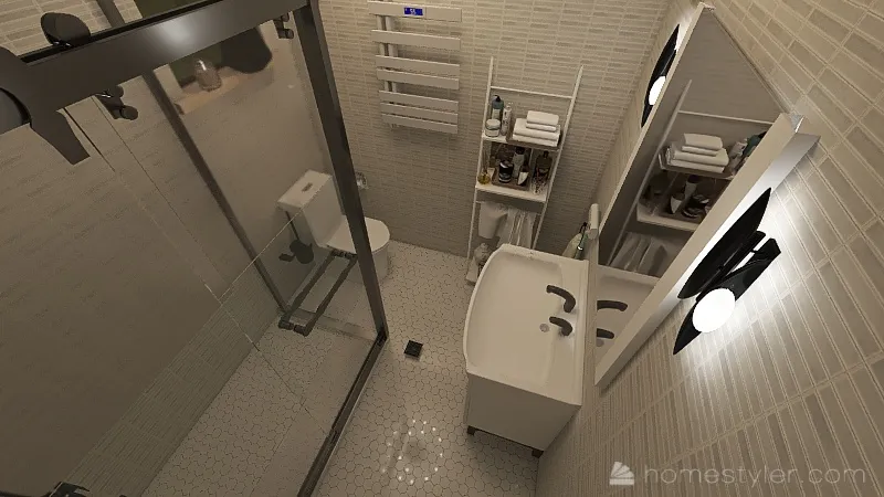 baie+dormitor Bianca 3d design renderings