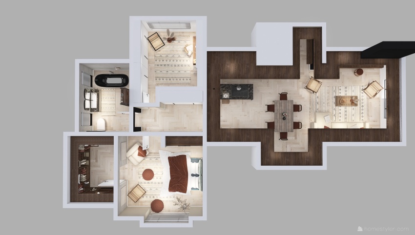 | New York Apartament | 2021 | 3d design picture 149.5