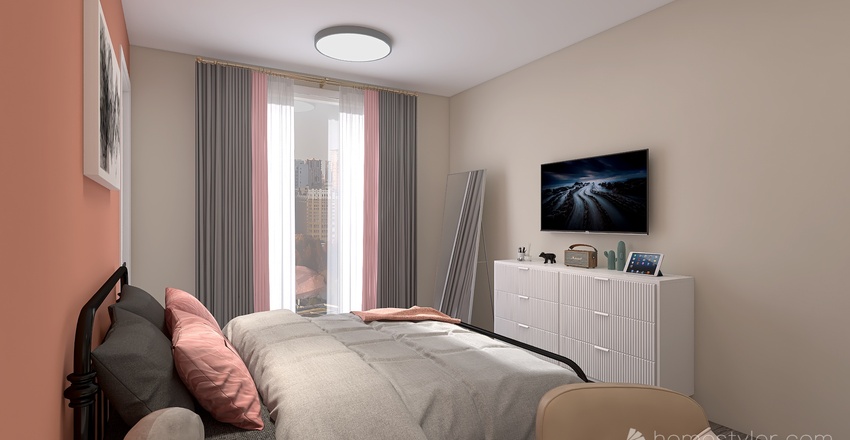 New York Apartament 3d design renderings