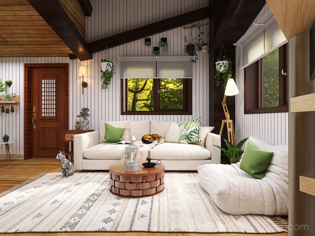 Green house 3d design renderings