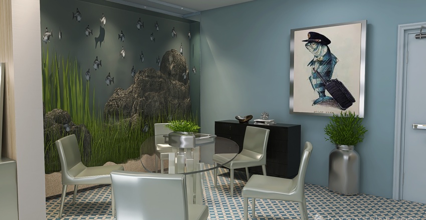 DUBROVNIK BLUES Interior Design Render