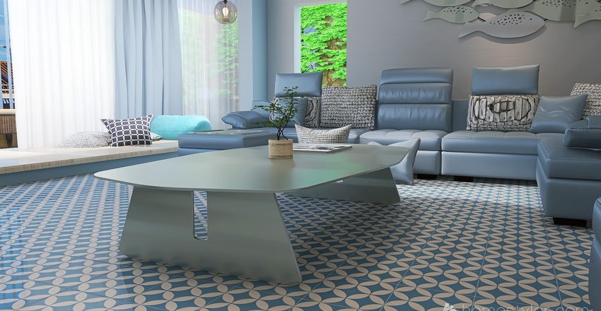 DUBROVNIK BLUES Interior Design Render