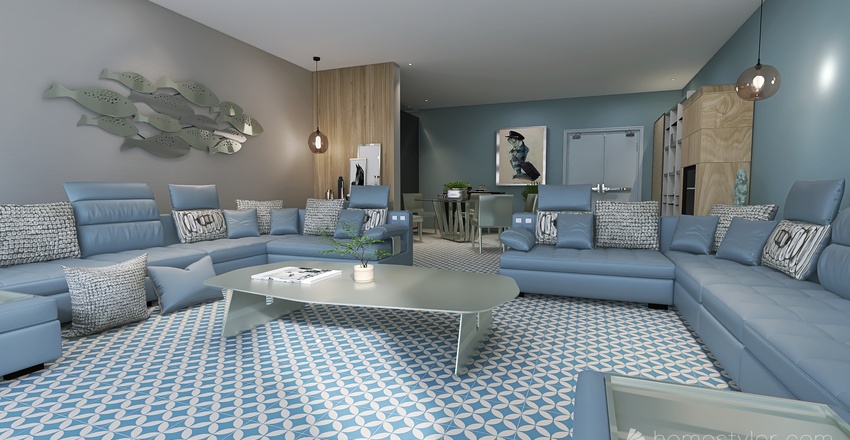 DUBROVNIK BLUES Interior Design Render