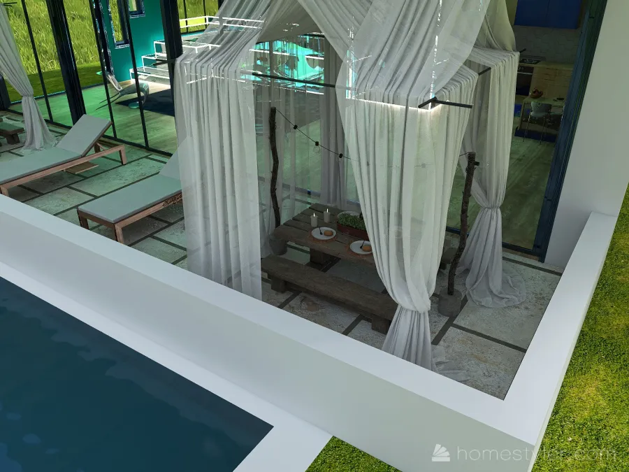 Crazy Fish House 3d design renderings