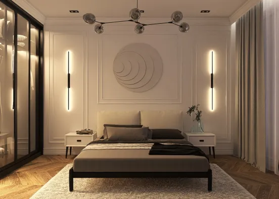 Grand Hayat - Master Bedroom Design Rendering
