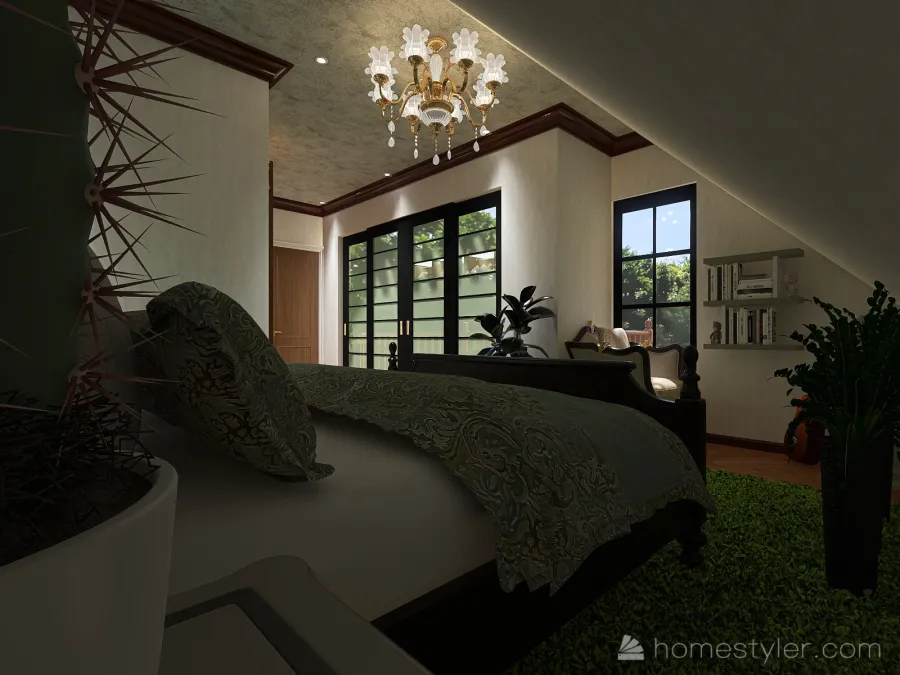Petite Maison Tropicale 3d design renderings
