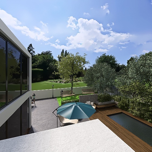 Garden House 3d design renderings