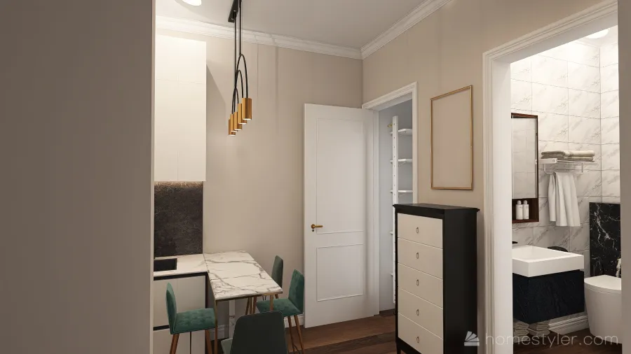 Апартаменты в Калининградской области 3d design renderings