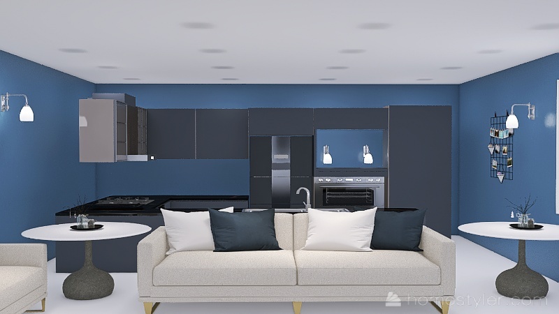 Copy of six kitchens 3d design renderings