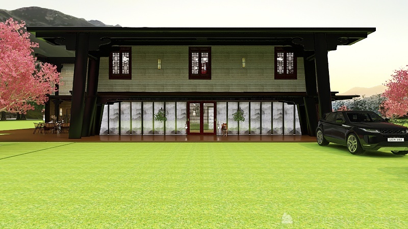 Yamanashi House 3d design renderings