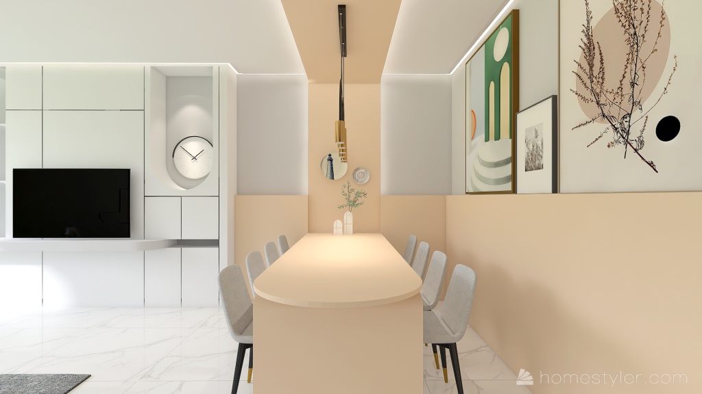 Home office for an Architect 3d design renderings