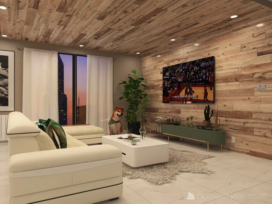 Modern city apartment 3d design renderings