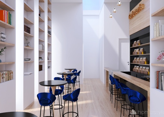 Cafetería en Ciudad Vieja. Design Rendering