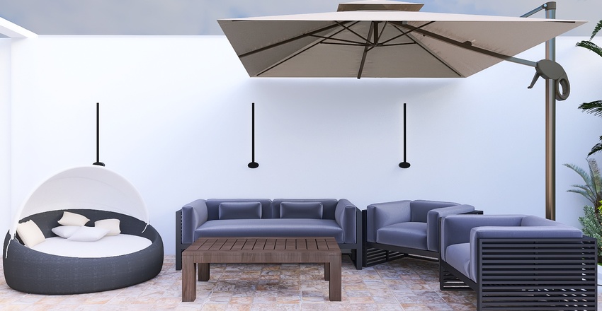 Beach House Hideaway Interior Design Render