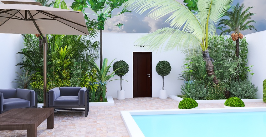 Beach House Hideaway Interior Design Render