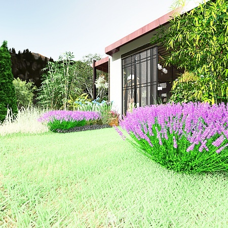 block house - terrace  #Внешнийдизайн 3d design renderings