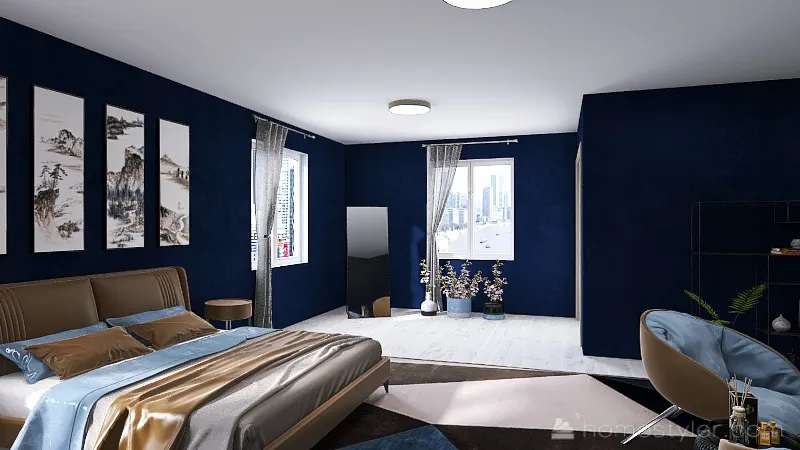 Bedroom | Closet 3d design renderings