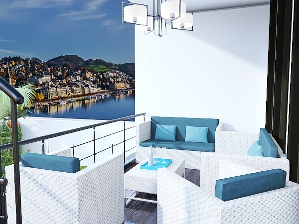 Beach House Hideaway Interior Design Render