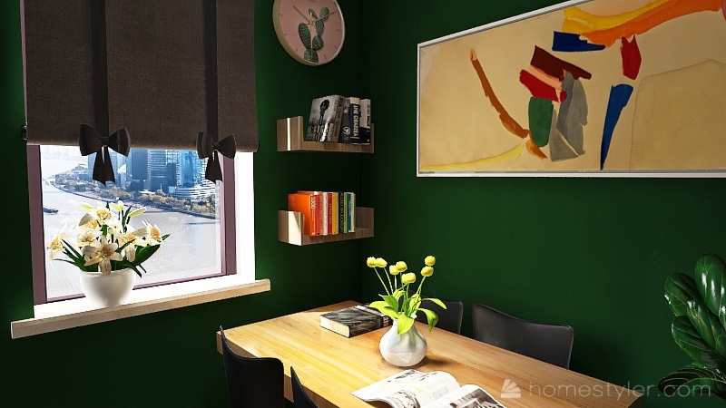 Appartamento in città 3d design renderings