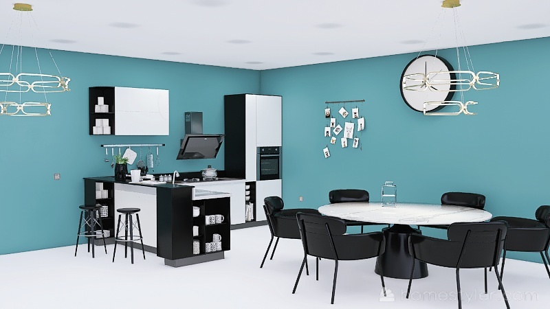 Copy of Copy of six kitchens 3d design renderings