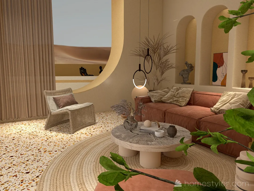 #HSDA2021Residential-Dreamscape Yellow 3d design renderings