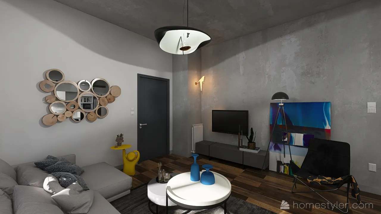 LivingDiningRoom 3d design renderings