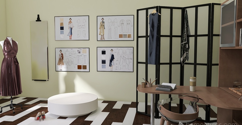 Winnie's Boutique Interior Design Render