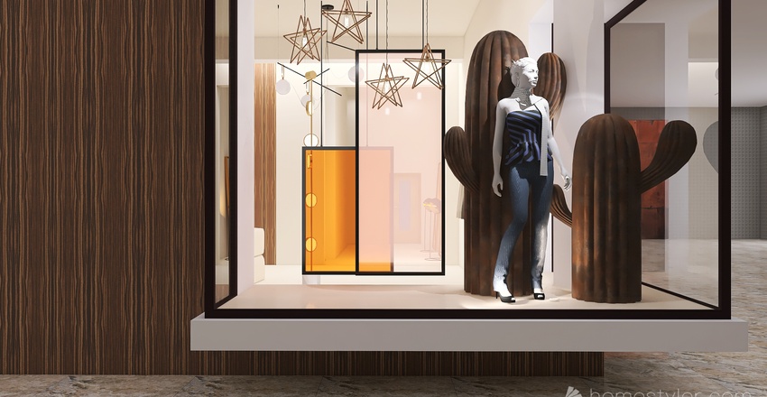 Winnie's Boutique Interior Design Render