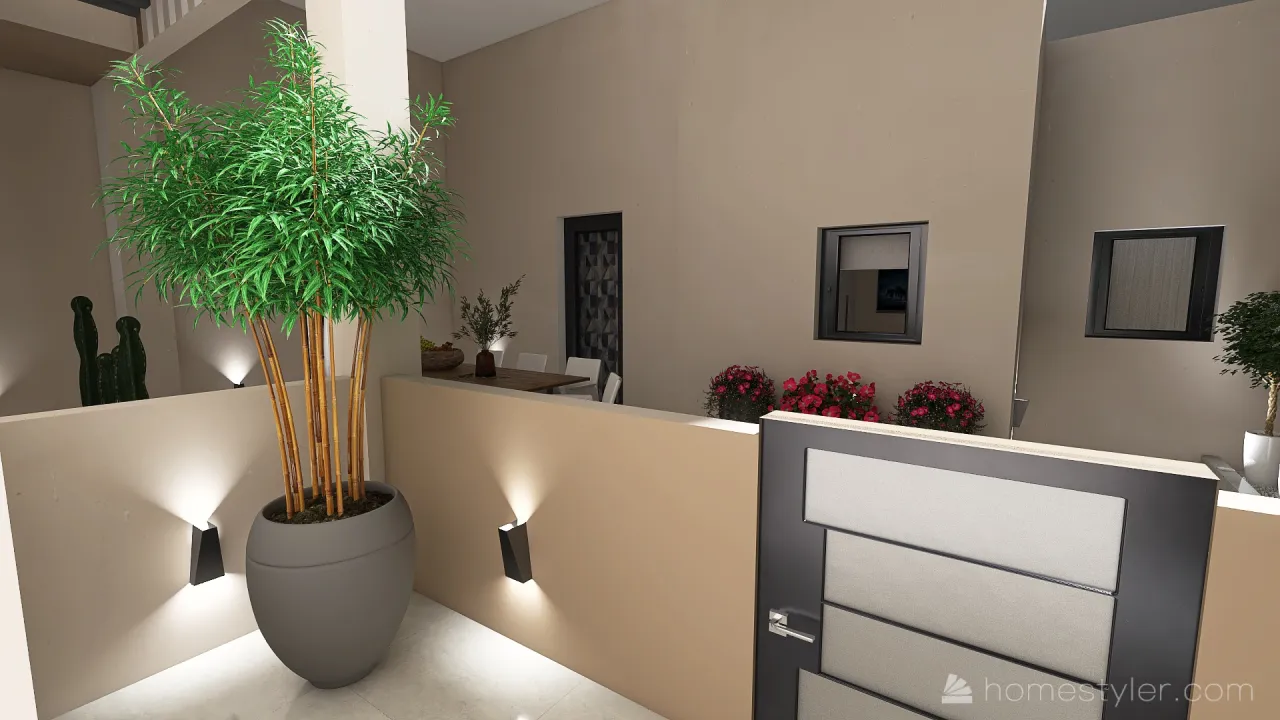 Courtyard 3d design renderings