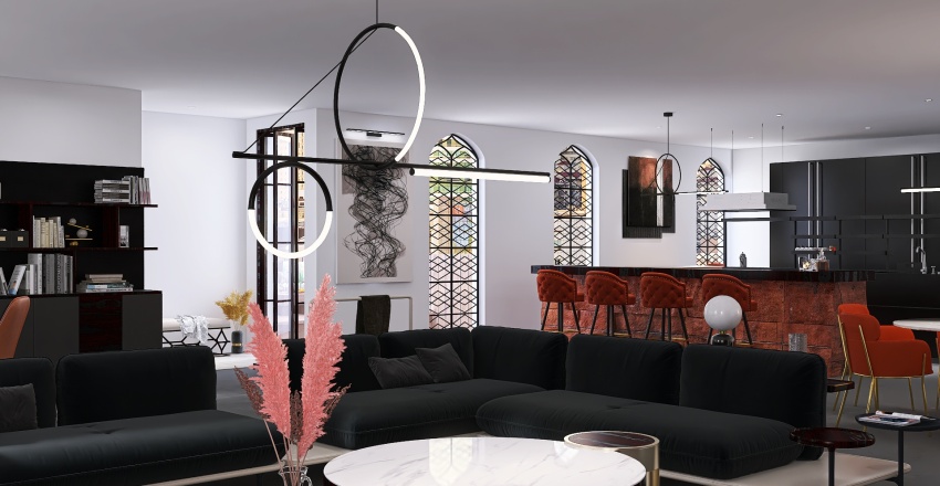 metropolitan loft 3d design renderings