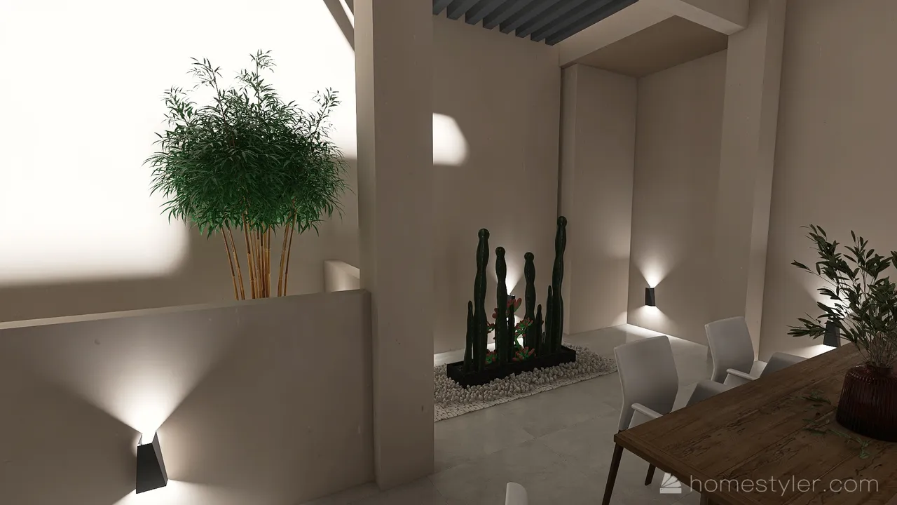 Courtyard 3d design renderings