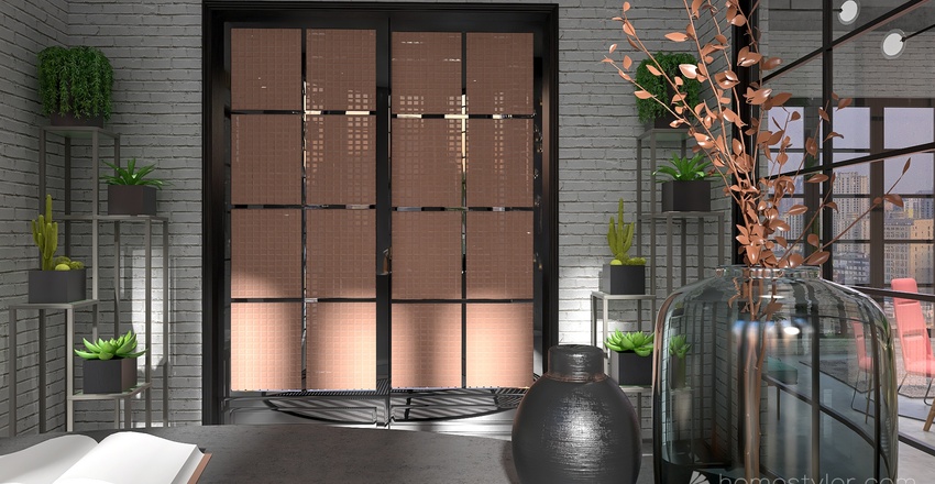 Eco friendly design studio Interior Design Render