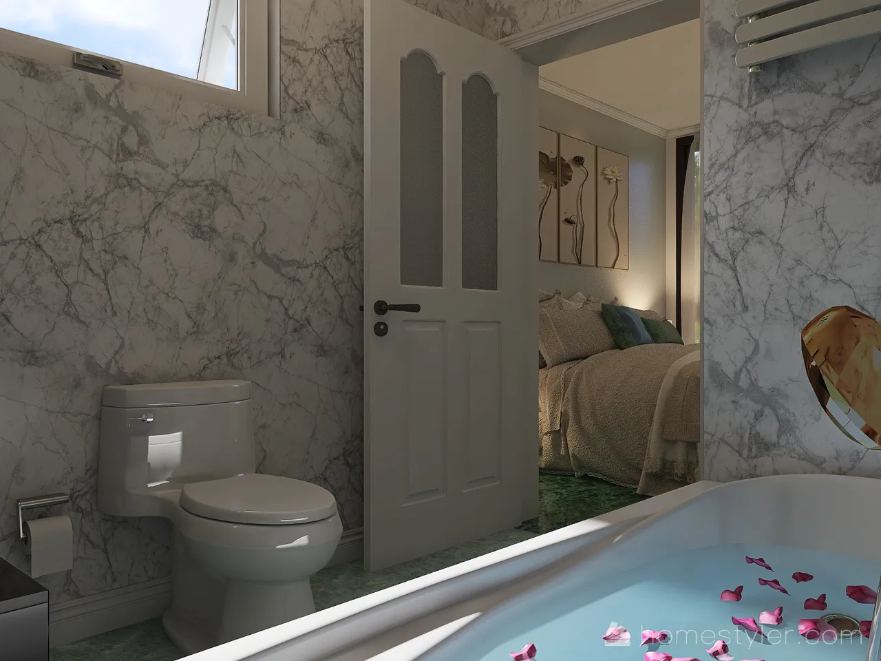 Bathroom 3d design renderings