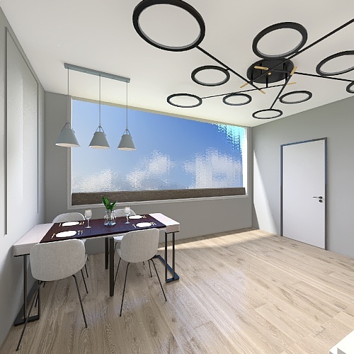 seaside apartment 3d design renderings