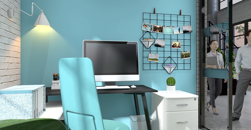 Eco friendly design studio Interior Design Render