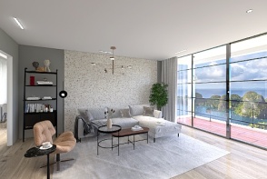 seaside apartment Design Rendering