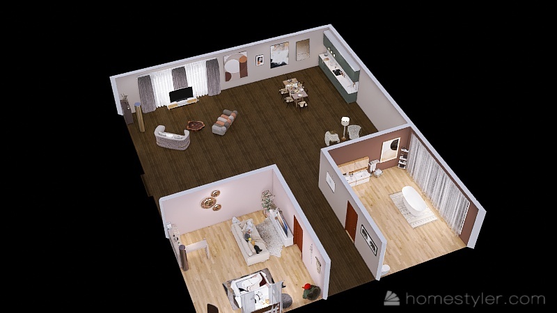 Boho-themed-house 3d design picture 221.28