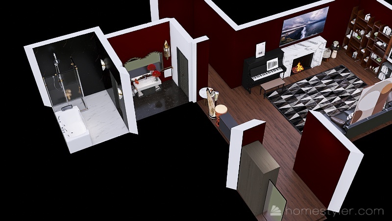 Copy of U2A2 ( My bedroom) Welcome to my home (Mark H) 3d design picture 76.38