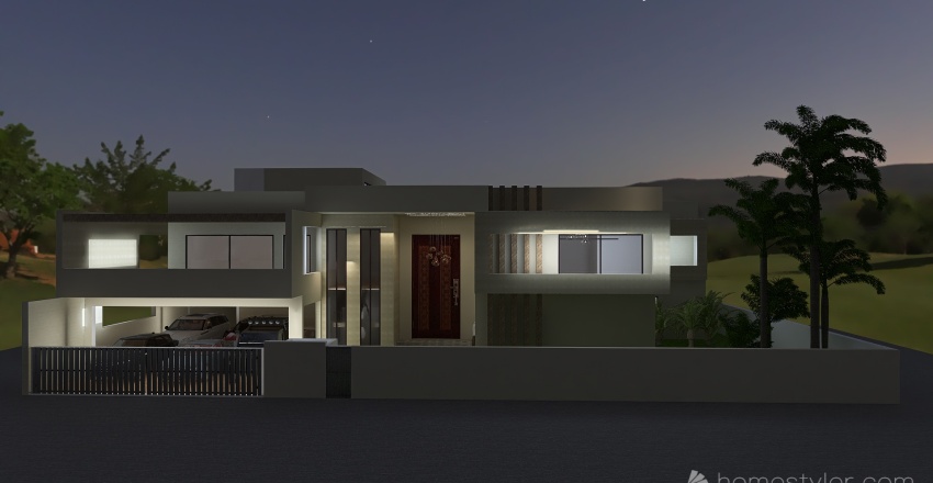 Gen Jabbar Residence DHA 3d design renderings