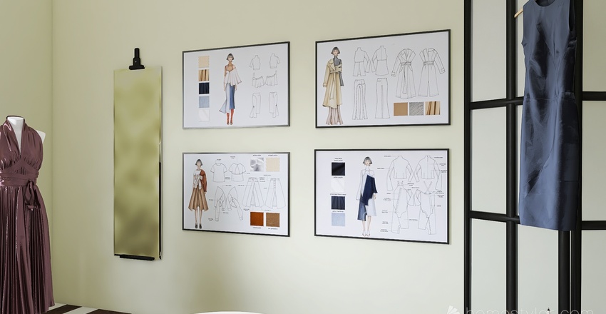 Winnie's Boutique Interior Design Render