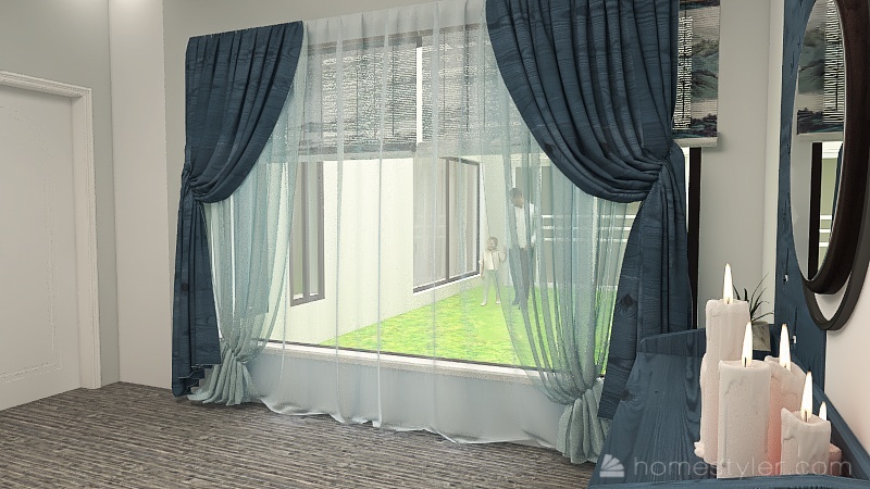 Guest Bed 3d design renderings