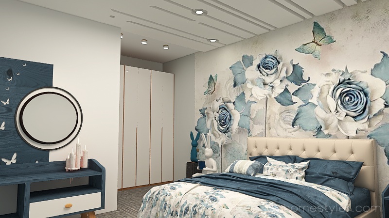 Guest Bed 3d design renderings