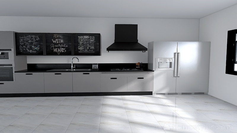 U2A3 welcome to my kitchen Maksymyshyn, Blake Interior Design Render