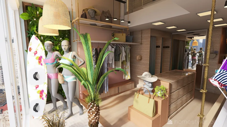Tatyanne loja Biquini 3d design renderings