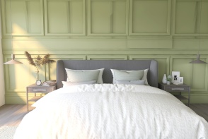 Pastel bedroom Design Rendering