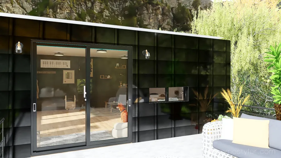 Shipping Container home 3d design renderings