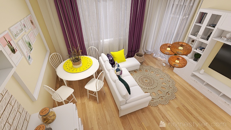 Copy of Salon Oksana K - 3 3d design renderings