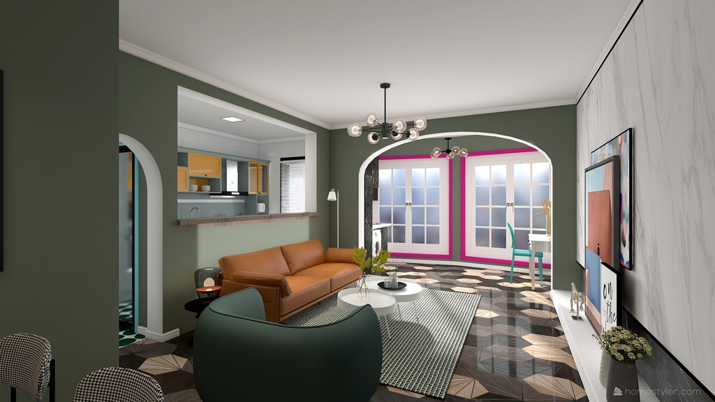 Modern Urban ApartmentModern Urban Apartment design ideas & pictures (70 sqm)Homestyler