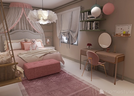 Princess Room Design Rendering